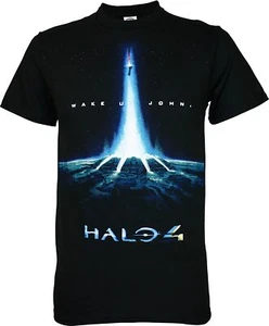 Halo T-Shirt Wake Up John Classic Retro SciFi Cartoon - Picture 1 of 1