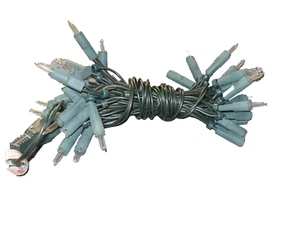 Lichterkette mit 36 Lichtern weiß mit grünem Kabel - Bild 1 von 2