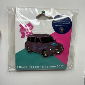 Radsport BMX Olympia Pin Anstecker ~ 2012 London Games ~ Taxi Cab - Bild 1 von 6
