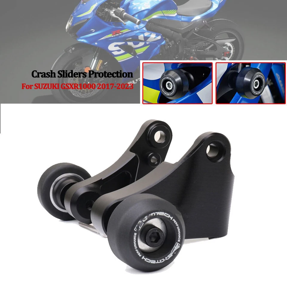 For SUZUKI GSXR1000 Frame Sliders Crash Protector Guard GSX-R1000 2017-2023 2022 - Image 1 of 4