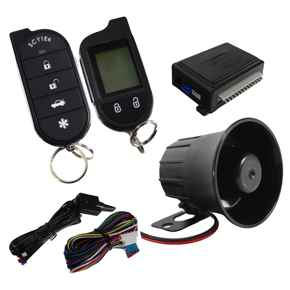A777 2-Way Remote Control Keyless Entry Security System, Anti-Theft with Siren - Image 1 of 1
