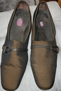 Munro Cindi Brown Stretch Fabric Slip On Loafer Pumps Womens Size 13 M Shoes - Picture 1 of 9