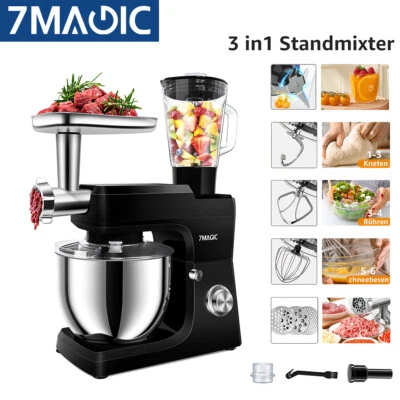 Food Processor Kneading Machine Dough Machine Meat Grinder Mixer Stand Mixer DE - Image 1 of 4
