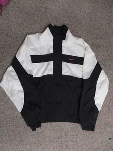 vintage 90s Nike wind breaker jacket large 12-14 youth - purple swoosh - Picture 1 of 20