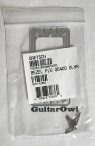 gretsch Silver bezel G5400 pickup mounting ring with screws 7 HOLE Discontinued - Picture 1 of 2