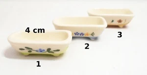 baignoire miniature,mini vitrine,collection,porcelaine, B3 - Imagen 1 de 4