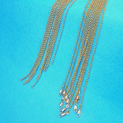 Collares de cadenas cruzadas de perlas rellenas de oro de 18 quilates de joyería de moda al por mayor de 16-30" 5X Foto 1 de 3