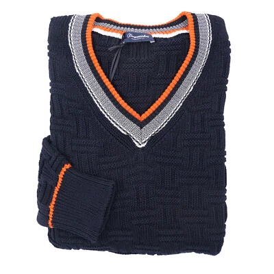 Suéter Drumohr Grueso Cesta Tejido Estampado Algodón M (UE 48) NUEVO CON ETIQUETAS Foto 1 de 4