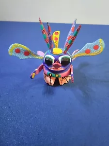 Wooden Hand Painted Mystic Mexican Folk Art Creature From Oaxaca - Hand 1 Of 1 - Picture 1 of 9