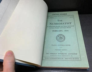 Scarce! LINCOLN IN NUMISMATICS by R. King - 4 Bound Volumes of THE NUMISMATIST - Picture 1 of 9