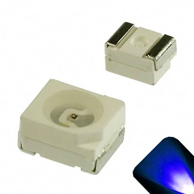 LIGHTHOUSE LEDS 100 x LED PLCC2 1210 3528 Blue SMD LEDs Light Super Ultra Bright Gauge PLCC-2