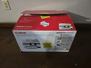 Canon MAXIFY GX2020 Wireless MegaTank All-In-One Color Printer - Cracked Glass - Picture 1 of 8