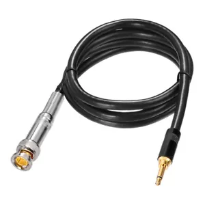 75ohm BNC Plug to 3.5MM Male Coaxial Power Audio Radio Cable 1M 3ft for CCTV - Picture 1 of 8