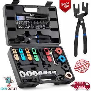 26Pc Fuel Line Disconnect Tool Set Master Quick Disconnect Tool Kit with Fuel AC - Picture 1 of 24