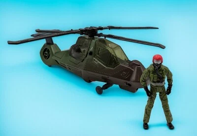 Helicóptero Dino Piloto Marino Heli-Sable 3 Air Jurassic Park III SIN SONIDO Foto 1 de 4