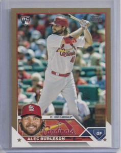 2023 Topps Series 2 Gold Border Alec Burleson RC 570/2023