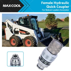 Suit For Bobcat Hydraulic Female Flat Face Quick Coupler 6680018 46mm 1-13/16" - Picture 1 of 10
