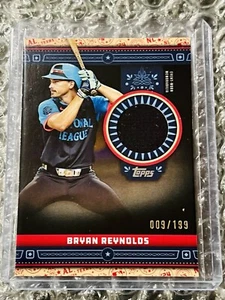 2024 Topps Update Bryan Reynolds All-Star Stitches Black /199 Pittsburgh Pirates - Picture 1 of 2