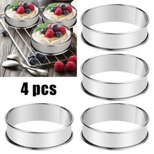 Anelli briciole in acciaio inox di alta qualità per biscotti arrotolati?rtchen (set di 4) - Foto 1 di 12