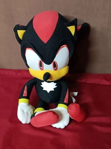 SEGA Toy Factory 2019 Sonic the Hedgehog Shadow muñeco de peluche juguete 8"" - Imagen 1 de 5