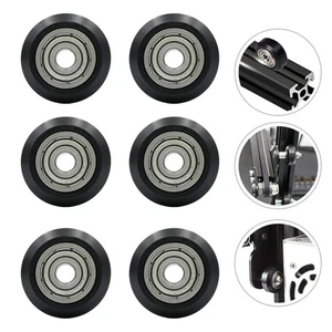 6 Pcs Riemenscheibe Aus Kunststoff Rillenriemenscheibe Druckerräder - Photo 1/12