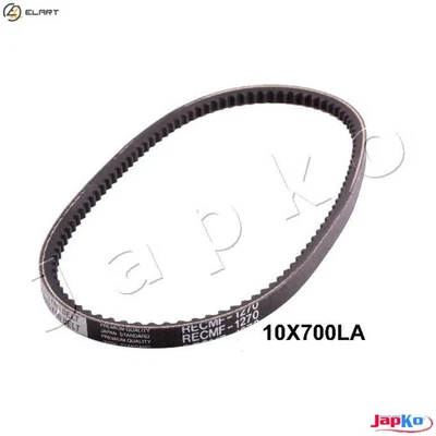 VBELT 10X700LA FOR JEEP SUBARU DAIHATSU J8S 2.1L 4cyl CHEROKEEEF10 1.0L 3cyl - Image 1 of 4