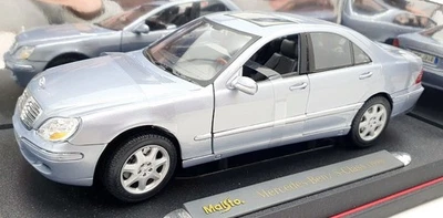 Maisto escala 1/18 diecast 36855 - Mercedes-Benz Clase S - plateado Foto 1 de 4