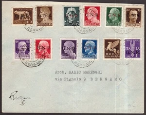 Italia RSI, busta del 1944 con affrancatura multipla GNR Verona  -HF74 - Bild 1 von 3