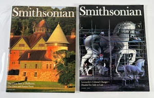 Lot of 2 Smithsonian Magazines May and September 1998, Leonardo's Charger, Barn - Picture 1 of 6