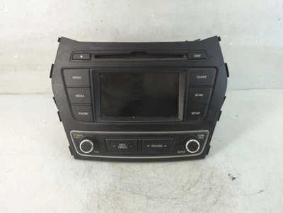 Hyundai Santa Fe Sport Am Fm Cd Player Radio Receiver XCVJQ - Image 1 of 4