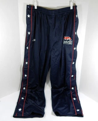 Calça Tear Away Marinha Jogo de Basquete Anos 2000 Team USA Emitida 2XL DP46801 - Imagem 1 de 4