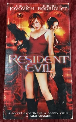 Resident Evil (2002) VHS Action Horror Sci-fi Milla Jovovich - Image 1 of 4