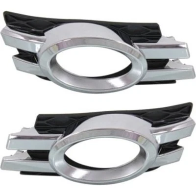 Fog Light Trim Set For 2007-2012 Mercedes Benz GL450 2008-12 GL550 Left & Right - Image 1 of 4