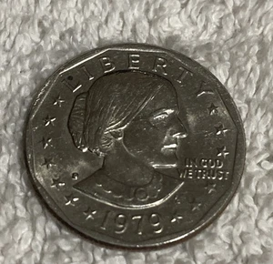 1979-D SBA Susan B Anthony $1 Dollar Coin - Picture 1 of 2