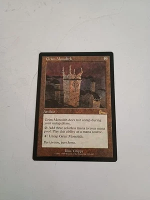MTG 1x Grim Monolith Urza's Legacy Magic the Gathering Card x1  - Image 1 of 4