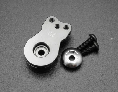 ALUMINIUM SERVOSAVER GUNMETAL 25 ZÄHNE FÜR SERVOS VON FUTABA SAVÖX TAMIYA USW. - Bild 1 von 2