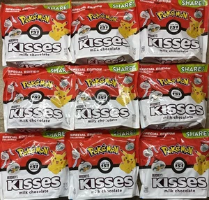 9 BOLSAS Pokemon Hershey’s Kisses EDICIÓN ESPECIAL Coleccionables 151 Compartir 10.1oz - Imagen 1 de 7