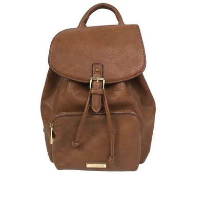 ALDO Bucket Backpack Brown Drawstring Gorpcore Travel Fairy Boho Festival Y2K - Image 1 of 4