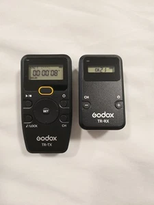 US Godox TR-TX TR-RX Wireless Camera Timer Remote Control w/ TR N3 Nikon Cable - Picture 1 of 4