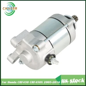 For Honda CRF450 CRF450X 2005-2018 NEW Starter Replacemnt 31200-MEY-671 USA - Picture 1 of 10