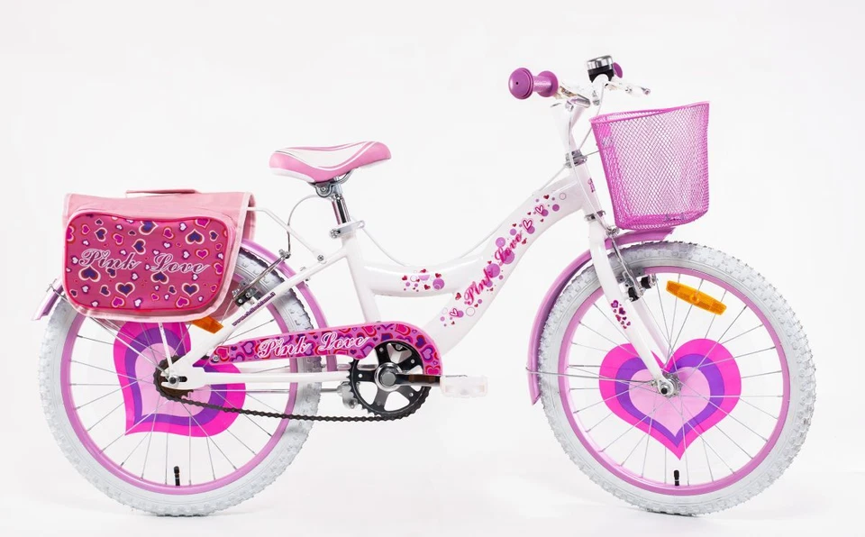 T&Y TRADE 20 Zoll Kinder Mädchen Fahrrad Kinderfahrrad Rad Bike Mädchenfahhrrad Weiss