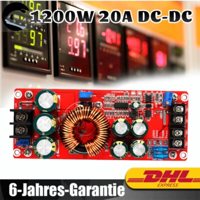1200W 20A DC-DC Step Up Power Down Boost Buck Voltage Converter Module Supply DE - Bild 1 von 4