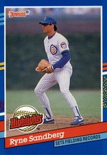 1991 Donruss Bonus Cards #BC7 Ryne Sandberg No Period after Inc. Cubs HOF