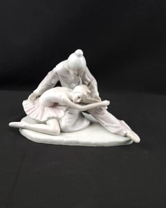 Vintage Paul Sebastian The Ballerina Pierrot and Dancer Porcelain Meico Inc  #F9 - Picture 1 of 9