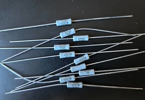 Resistencias de precisión de película metálica 10 piezas 870 ohmios 1/2 W 5 % ~ NUEVO ~ - Imagen 1 de 1