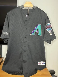 Arizona Diamondbacks 1998 Inaugural Season Majestic Black MLB Trikot Gr. XL - Bild 1 von 6