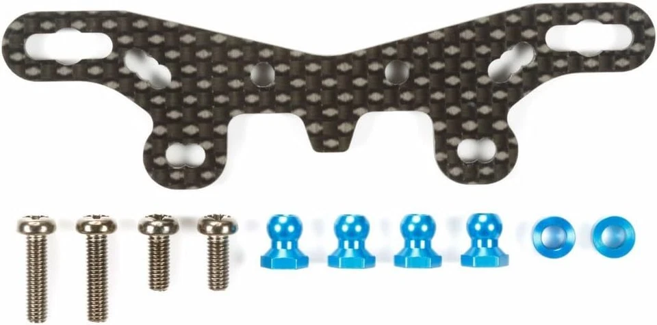 Tamiya America, Inc Carbon Damper Stay, Front: TT02 Type-S, TAM54632 - Image 1 of 1