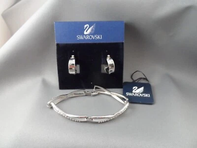 Pulsera y pendientes Swarovski Swarovski Infinity - chapados en rodio Foto 1 de 3