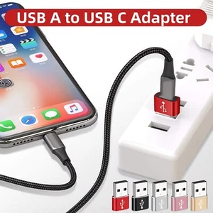 Mini USB to USB Type C Adapter OTG Converter for iPhone 12 11 Pro Max, X, XR, XS - Picture 1 of 19