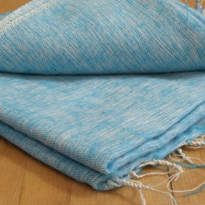 Wool Blanket Yak Colourful 220 115 Meditationsdecke Gift Soft Warming Handmade - Image 1 of 4